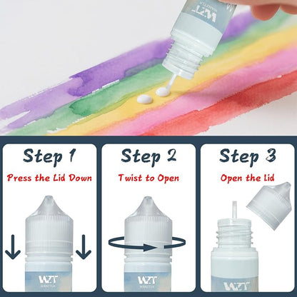 Masking Fluid for Watercolor Painting 60ml Red - Image 4