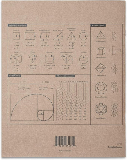 KOALA TOOLS | Graph Paper Notebook | 7.75" x 9.75", 60 pp. - Image 3