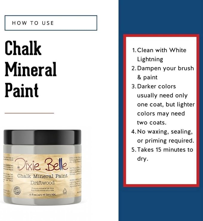 Dixie Belle Paint Company Chalk Finish Furniture Paint - Image 3