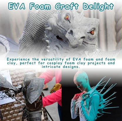 36 Color Air Dry Foam Clay for Sculpting and Cosplay Set - Image 4