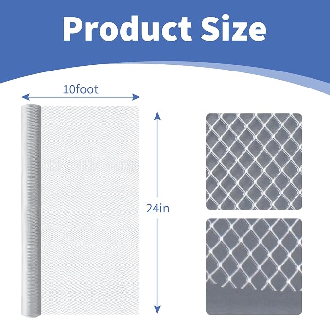 24 Inch by 10 Foot Sculpting Wire Mesh, Aluminum Wire Mesh - Image 2