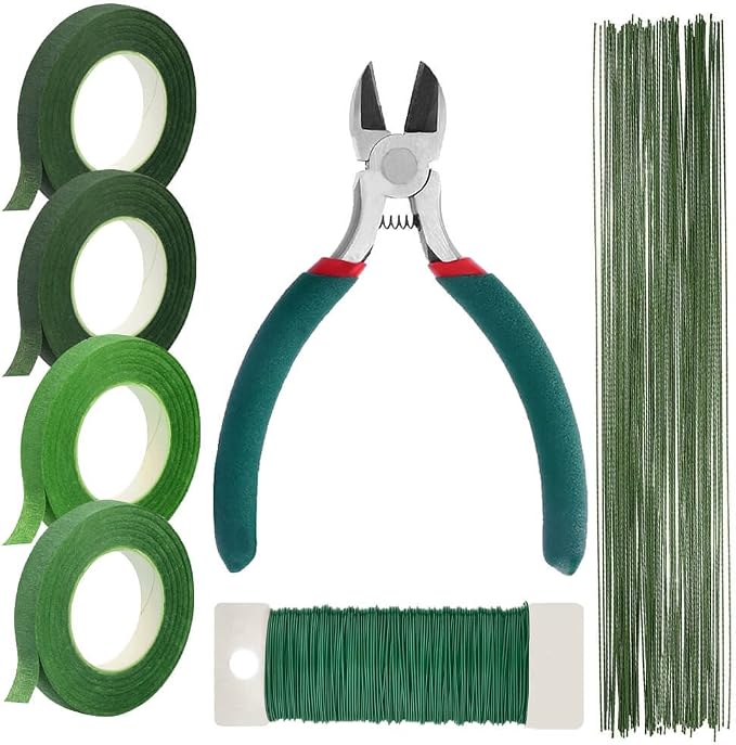 Paxcoo Floral Tape and Floral Wire Arrangement Tools Kit by PAXCOO