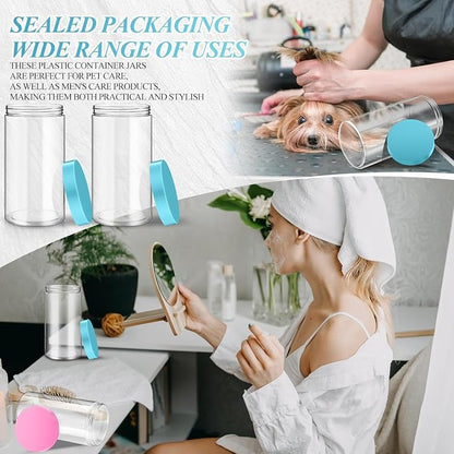 SATINIOR 12 Pack 32 oz Plastic Container Jars - Image 6