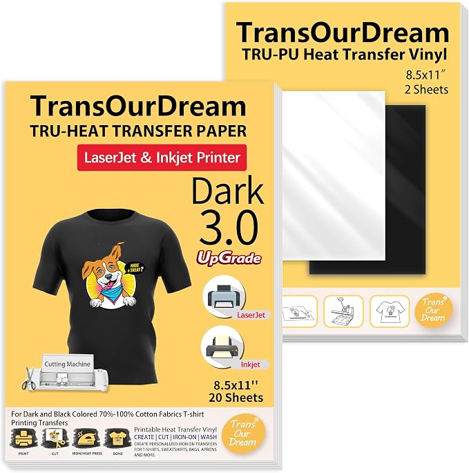 TransOurDream Iron on Heat Transfer Paper by TransOurDream