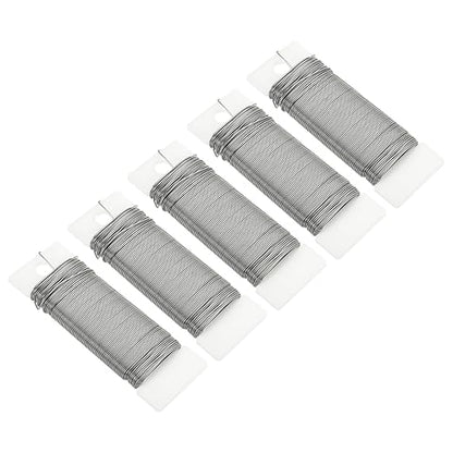 MECCANIXITY 190 Yards/575 Feet Metal Floral Wire 21 Gauge Silver Tone Flexible by MECCANIXITY