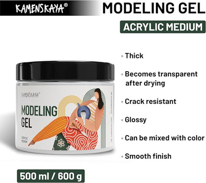 Kamenskaya Gel Medium for Acrylic Paint - Image 2