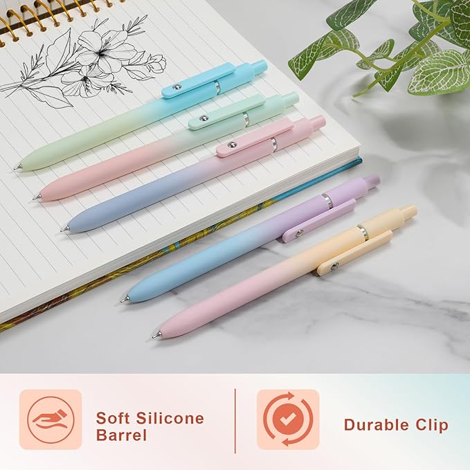 Gel Pens, Aesthetic School Office Supplies - Image 3