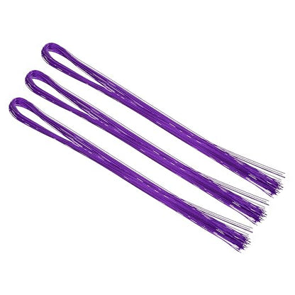 PATIKIL 32 Inch 22 Gauge Floral Stem Wire, 3 Pack/120 Pieces Bouquet Stem Paper by PATIKIL