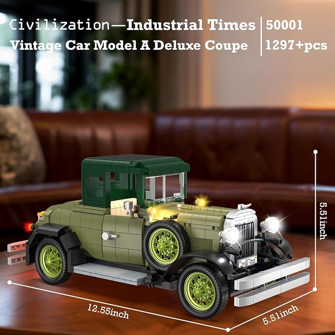 JMBricklayer Vintage Cars Building Sets - Image 6