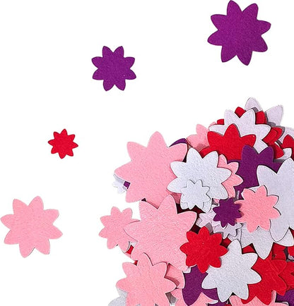 Flower Stickers, Felt Stickers for Kids, Felt Flowers for Crafts, Craft - Image 2