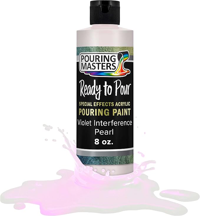 Pouring Masters Violet Interference Pearl Special Effects Acrylic Pouring Paint by USArtSupply