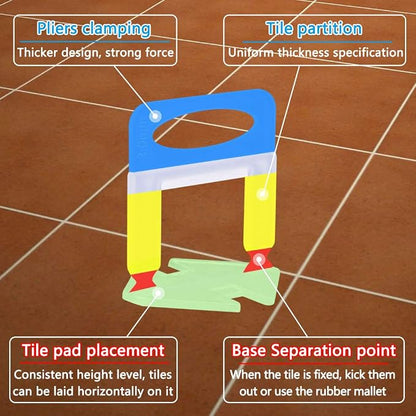 600 PCS Tile Leveling System Clips 1/16'' 600-Piece Tiles Leveler Spacers Tool - Image 4