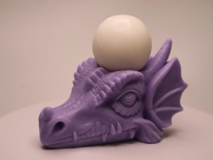 3D Dragon Silicone Mold for Resin Candle Making & Soap Making by ESEDAGESiliconeMold