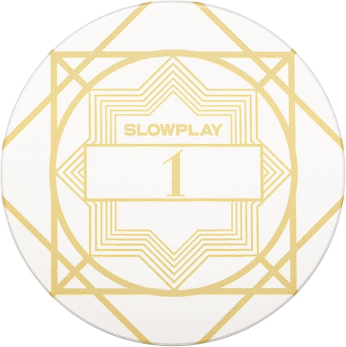 SLOWPLAY Nash Ceramic Poker Chips in Bulk, Casino Grade Ceramic 10-Gram Poker by SLOWPLAY