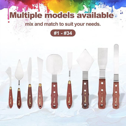 MECCANIXITY Pack of 1 Palette Knife No.30, 8.2" Long Palette Knives - Image 5
