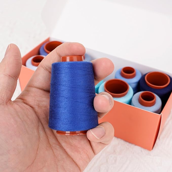 10 Pcs Sewing Thread, All Purpose Sewing Thread, 10 Spools Assorted Colors Each - Image 5