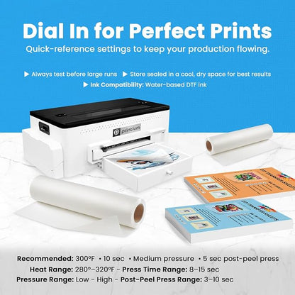 DTF Transfer Film Roll 23.6in x 328ft – Instant Hot & Cold Peel – Double Matte - Image 7
