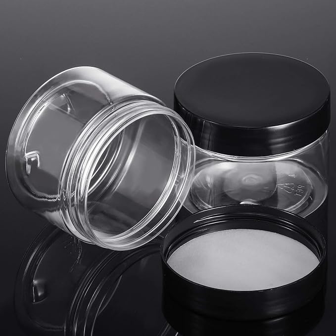 SATINIOR 12 Pack 6 oz Plastic Container Jars - Image 5