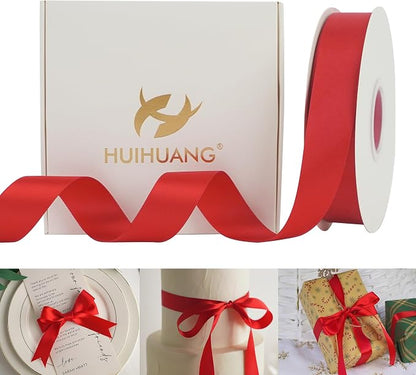 HUIHUANG Red Satin Ribbon by HUIHUANG