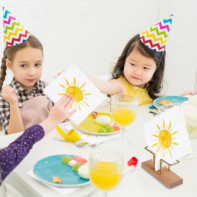 Aodaer 48 Pieces Disposable Sun Paper Napkins Sunshine Birthday Decorations Sun - Image 6