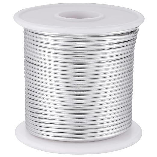 12 Gauge Sliver Aluminum Craft Wire by OZXCHIXU