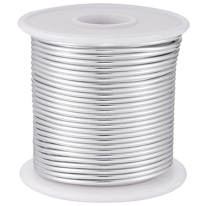 12 Gauge Sliver Aluminum Craft Wire by OZXCHIXU