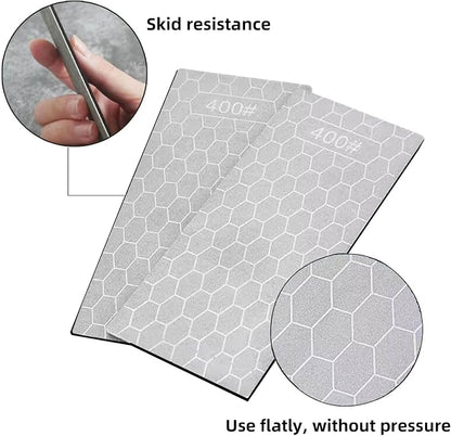 Diamond Sharpening Stone for 6 PCS Diamond Plate Honing Stone for Kitchen - Image 3