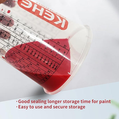 60 PACK Paint Mixing Cups by KEHE REFINISH, 38 oz, Disposable or Reusable - Image 3