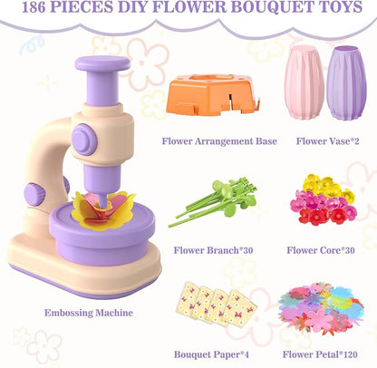 Fabric Flower Bouquets Toys, DIY Arts and Crafts Toys - Image 2