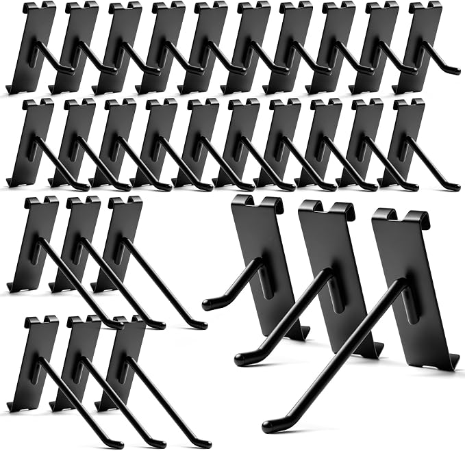 Gridwall Hooks 2 Inch, 4 Inch, 6 Inch, 60 Pack Heavy Duty Display Hook by YGPHO