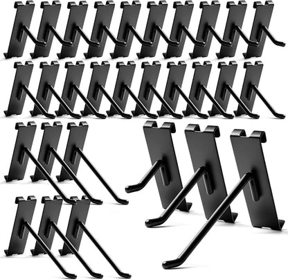 Gridwall Hooks 2 Inch, 4 Inch, 6 Inch, 60 Pack Heavy Duty Display Hook by YGPHO
