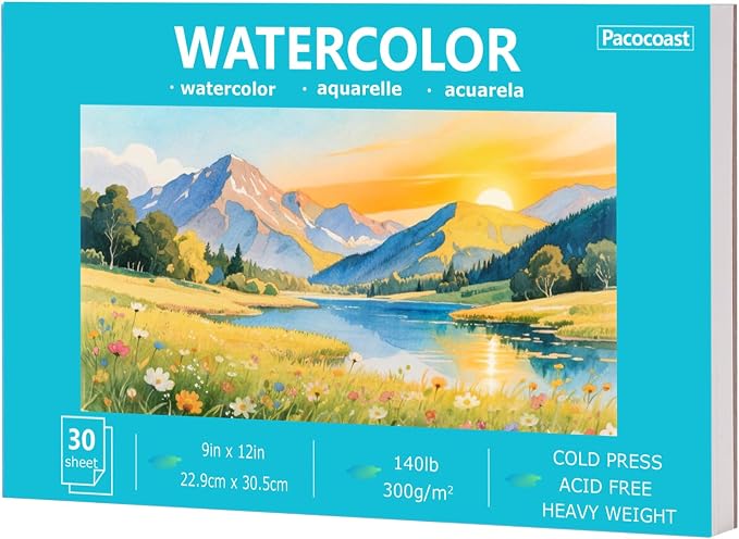 Pacocoast 5.5"x8.5" Small Watercolor Sketchbook by Pacocoast