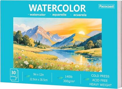 Pacocoast 5.5"x8.5" Small Watercolor Sketchbook by Pacocoast