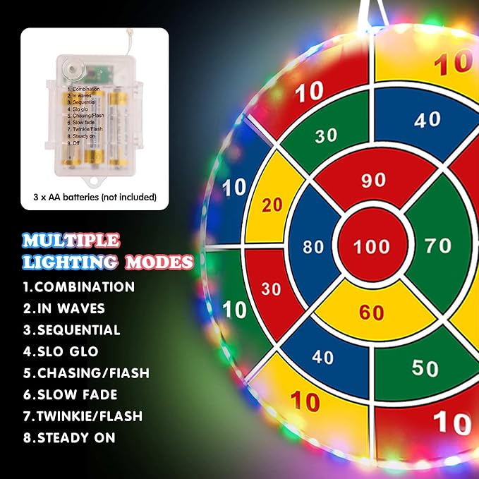 Kids Dart Board Game Set-29 inchs, Board Games - Image 3