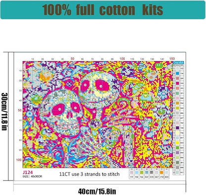 Halloween Stamped Cross Stitch Kits - Image 6