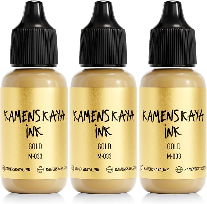 Metallic Alcohol Ink Set: Gold Alcohol Ink by Kamenskaya
