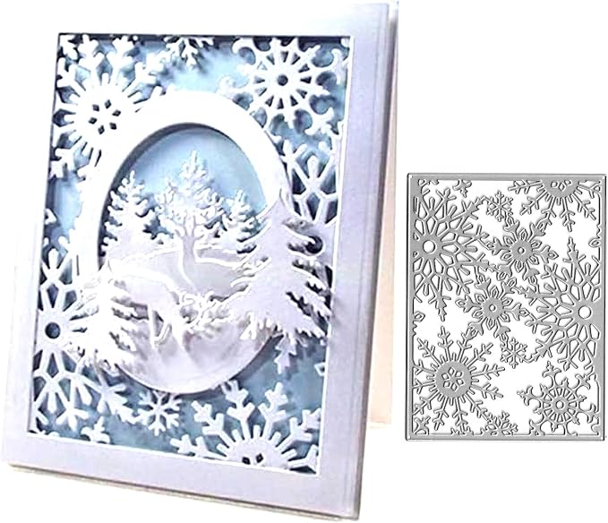 Metal Cutting Dies DIY Merry Christams Embossing Stencil Template Scrapbooking - Image 4