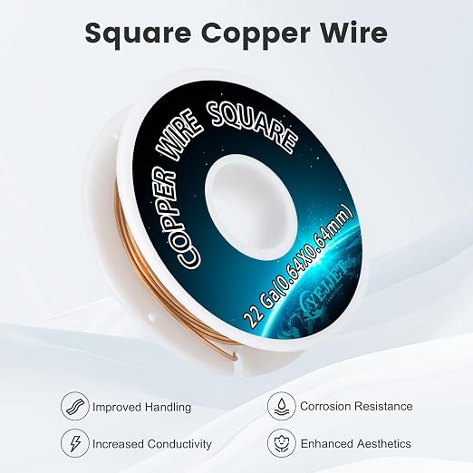 22 Gauge Copper Wire Square - Image 7