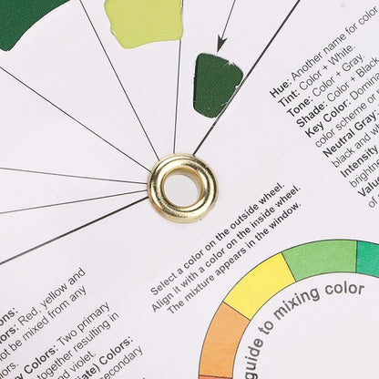 Pocket Color Wheel Chart, Double Sided Color Wheels - Image 9