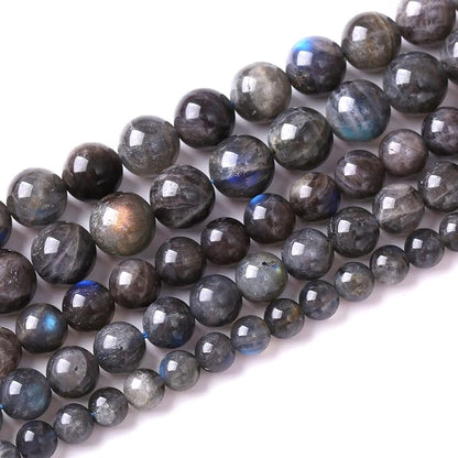 6mm 60pcs AAA Natural Labradorite Gemstone Beads - Image 2