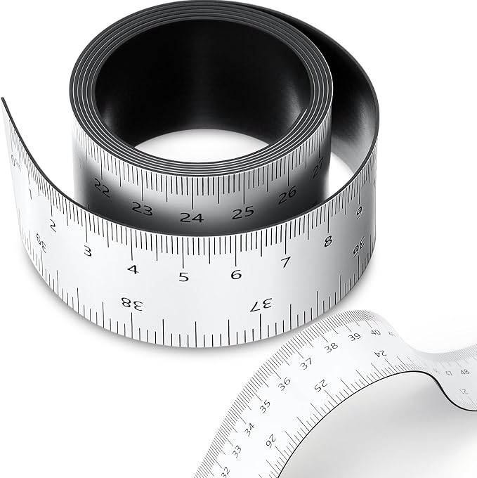 1 Pcs 39.37 Inch Magnetic Ruler Flexible Magnetic Ruler Magnet Measuring Tape by Relaxweex