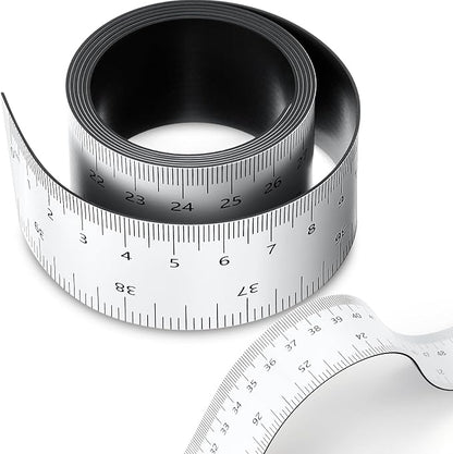 1 Pcs 39.37 Inch Magnetic Ruler Flexible Magnetic Ruler Magnet Measuring Tape by Relaxweex