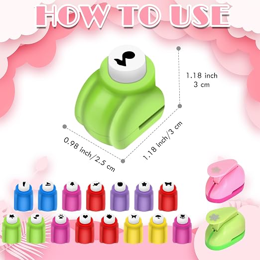 Paper Punches, Punch Craft Set Punches, Hole Punch Shapes Scrapbooking Supplies - Image 2