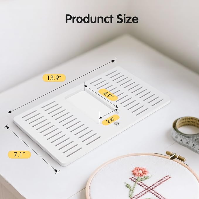 3mm Embroidery Floss Storage Organizer, 52-Slot Bobbin & Tools Tray - Image 2