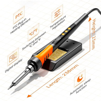 90W 110V LCD Soldering Iron, Soldering Iron Kit, 10-in-1 Soldering gun Tool - Image 7