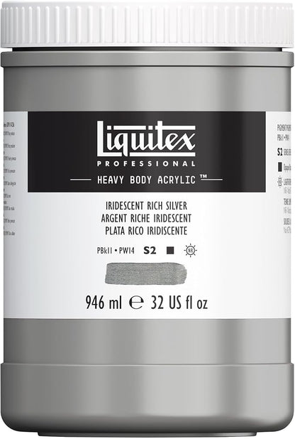 Liquitex Professional Heavy Body Acrylic Paint, 32-oz Pot, Iridescent Rich by Liquitex