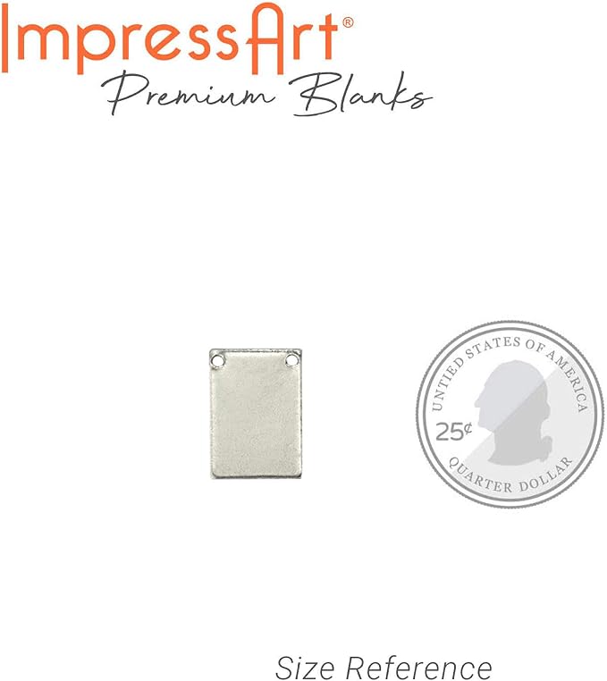 ImpressArt - Premium Metal Stamping Rectangle Blanks - Image 3