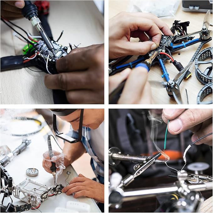 Soldering Iron Kit Solder Gun - 110V 65W Portable Temp Adjustable Pen Type - Image 6