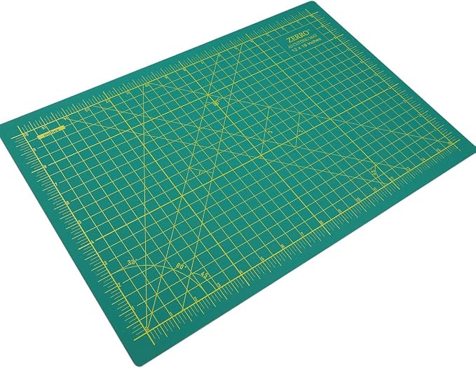 ZERRO Self Healing Cutting Mat 12" x 18" Double Sided No-Slip Rotary Cutting - Image 2