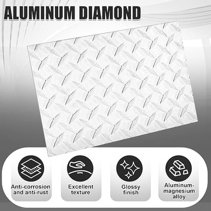 1pcs Diamond Plate Sheet Metal Heavy Duty Tread Aluminum Sheet Diamond Tread - Image 4